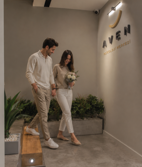 Aven Psikoloji resepsiyon alanı